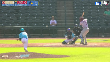 Sebastian Walcott's 5th Double-A homer of the year