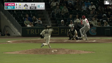 Blaze Jordan homers (4) on a fly ball to left center field.