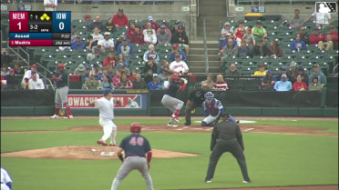 Bligh Madris walks. Ramon Mendoza scores. Jimmy Crooks to 3rd. Blaze Jordan to 2nd.