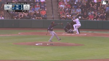 Carl Edwards Jr. In play, run(s) to Kody Huff
