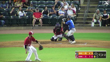 Kyle Tyler records his tenth strikeout