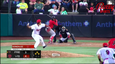 Yeiker Reyes singles on a line drive to left fielder Abdias De La Cruz. Jeremy Ciriaco scores. Jesus Freitez to 3rd. Cameron Nelson to 2nd.