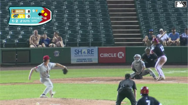Luis Caicuto singles on a ground ball to center fielder Eric Hartman. Daunte Stuart scores. Tyler Miller to 2nd.