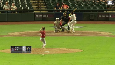 Diego Castillo out on a sacrifice fly to right fielder Tyler Freeman. Aaron Zavala scores.