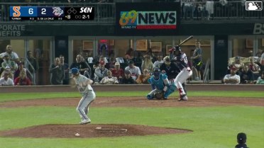 Bryan De La Cruz homers (12) on a fly ball to right center field.