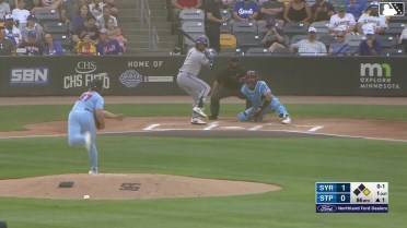 MJ Melendez homers (19) on a fly ball to left center field. Ronny Mauricio scores.
