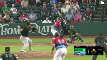 Charles Davalan's two-run home run