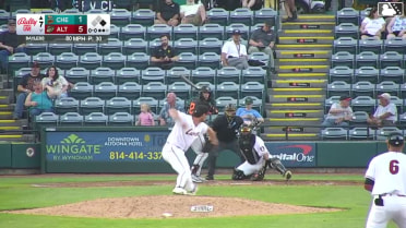 Tavian Josenberger homers (6) on a fly ball to right field. Johnny Tincher scores.