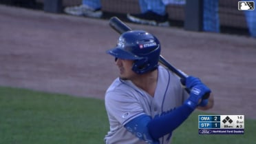 Josh Rojas homers (6) on a fly ball to right field.