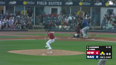 Eric Yang singles on a ground ball to right fielder Jordyn Adams. Justin Dean scores.