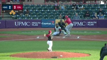 Seaver King doubles (2) on a fly ball to right fielder Brett Callahan. Leandro Pineda scores. Jack Rogers scores. Kervin Pichardo scores. Seaver King to 3rd.