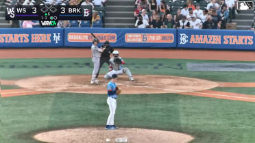Ely Brown homers (3) on a fly ball to left field.