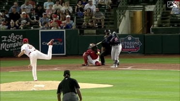 Alex Jackson lifts a long home run