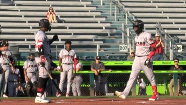 Robert Calaz's two home runs