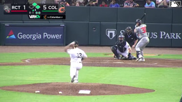 Caleb Bartolero singles on a sharp line drive to left fielder Kevin Kilpatrick Jr., deflected by shortstop Luke Waddell. Jake Thompson scores. Jake Munroe to 3rd.