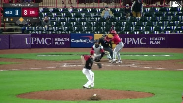 Johnathon Thomas doubles (2) on a line drive to left fielder Justice Bigbie. Cayden Wallace scores.