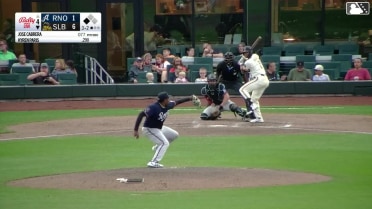 Kyren Paris homers (13) on a fly ball to right center field. Nelson Rada scores.