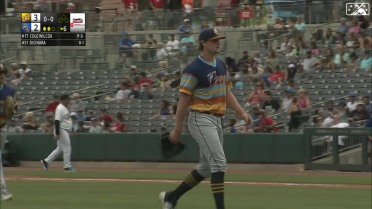 Cole Wilcox gets the strikeout in Double-A
