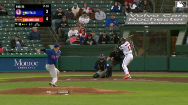 Yohandy Morales homers (2) on a fly ball to right field.