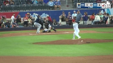 Jack Pineda singles on a ground ball to left fielder Manuel Pena. Daniel Vazquez scores.