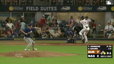 Ty Johnson In play, run(s) to Luke Adams
