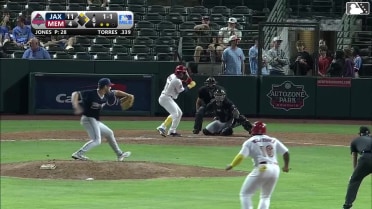 Stephen Jones In play, run(s) to Bryan Torres