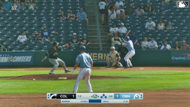 Kevin Newman walks. Brandon Drury scores. Luca Tresh to 3rd. Andrew Velazquez to 2nd.