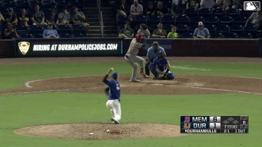 Chase Davis homers (2) on a fly ball to left center field.