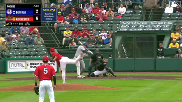 Peyton Williams homers (3) on a fly ball to right center field.