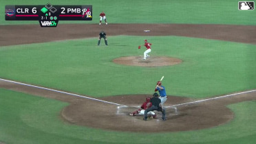 Nathan Humphreys walks. Manolfi Jimenez scores. Passed ball by catcher Alex Birge.