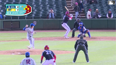 Brock Vradenburg grounds out to first baseman Trace Willhoite. Brady Day scores. Joel Dragoo to 3rd. Raider Tello to 2nd.