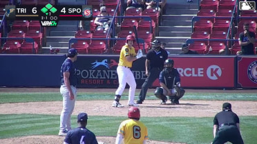 Tanner Thach hit by pitch. Roldy Brito scores. Roynier Hernandez to 3rd. Alan Espinal to 2nd.