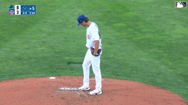 Grant Kipp logs his fourth and final strikeout 