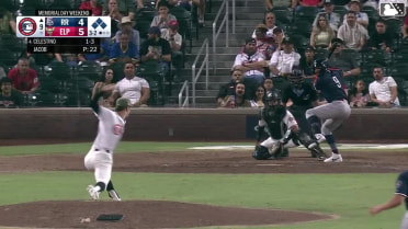 Gilberto Celestino walks. Cameron Cauley scores. Jonah Bride to 3rd. Aaron Zavala to 2nd.