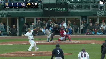 Max Lazar In play, run(s) to Seth Brown