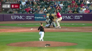 Callan Moss homers (7) on a fly ball to left field.