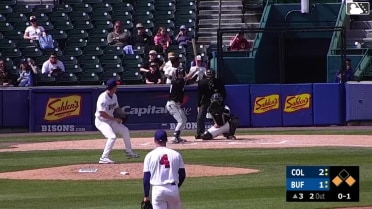 CJ Van Eyk In play, run(s) to Dom Nuñez