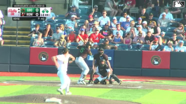 Edward Florentino singles on a line drive to left fielder Owen Carey. Easton Carmichael scores. Axiel Plaz to 2nd.