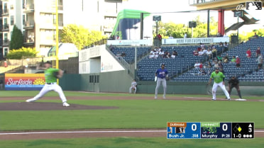 Homer Bush Jr. homers (2) on a fly ball to center field. Justyn-Henry Malloy scores.