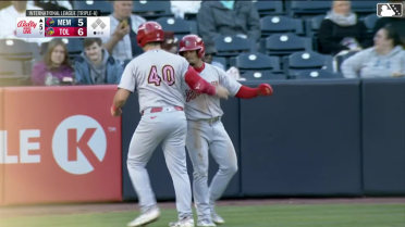 Jimmy Crooks homers (12) on a fly ball to right center field. Bryan Torres scores.