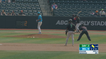 Brayan Mendoza's seven strikeouts 