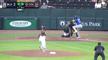 Eduardo Garcia singles on a ground ball to second baseman Keshawn Ogans. Jesús Made scores. Darrien Miller to 2nd.