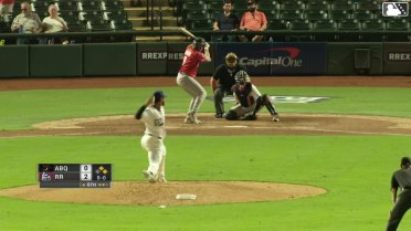 Edouard Julien singles on a fly ball to left fielder Alejandro Osuna. Vimael Machín scores. Chad Stevens to 2nd.