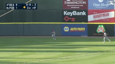Johan Rojas robs Marcelo Mayer of a home run