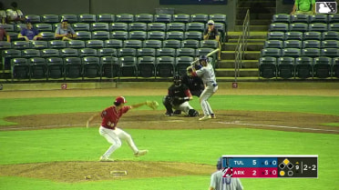 Jose Izarra singles on a line drive to right fielder Jared Sundstrom. Taylor Young to 3rd.
