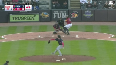 Corey Julks out on a sacrifice fly to left fielder Nelson Velázquez. Max Anderson scores.