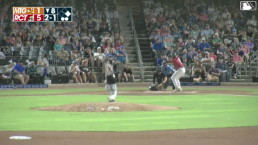 J.J. D'Orazio homers (5) on a fly ball to center field. Harold Coll scores.