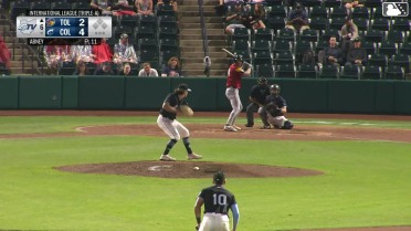 Gage Workman homers (10) on a fly ball to left center field.
