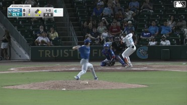 Junior Perez homers (1) on a fly ball to left field. Rikuu Nishida scores.