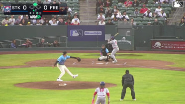 Myles Naylor grounds into a double play, shortstop Ethan Holliday to second baseman Jack O'Dowd to first baseman Tanner Thach. Michael Brooks out at 2nd. Myles Naylor out at 1st.